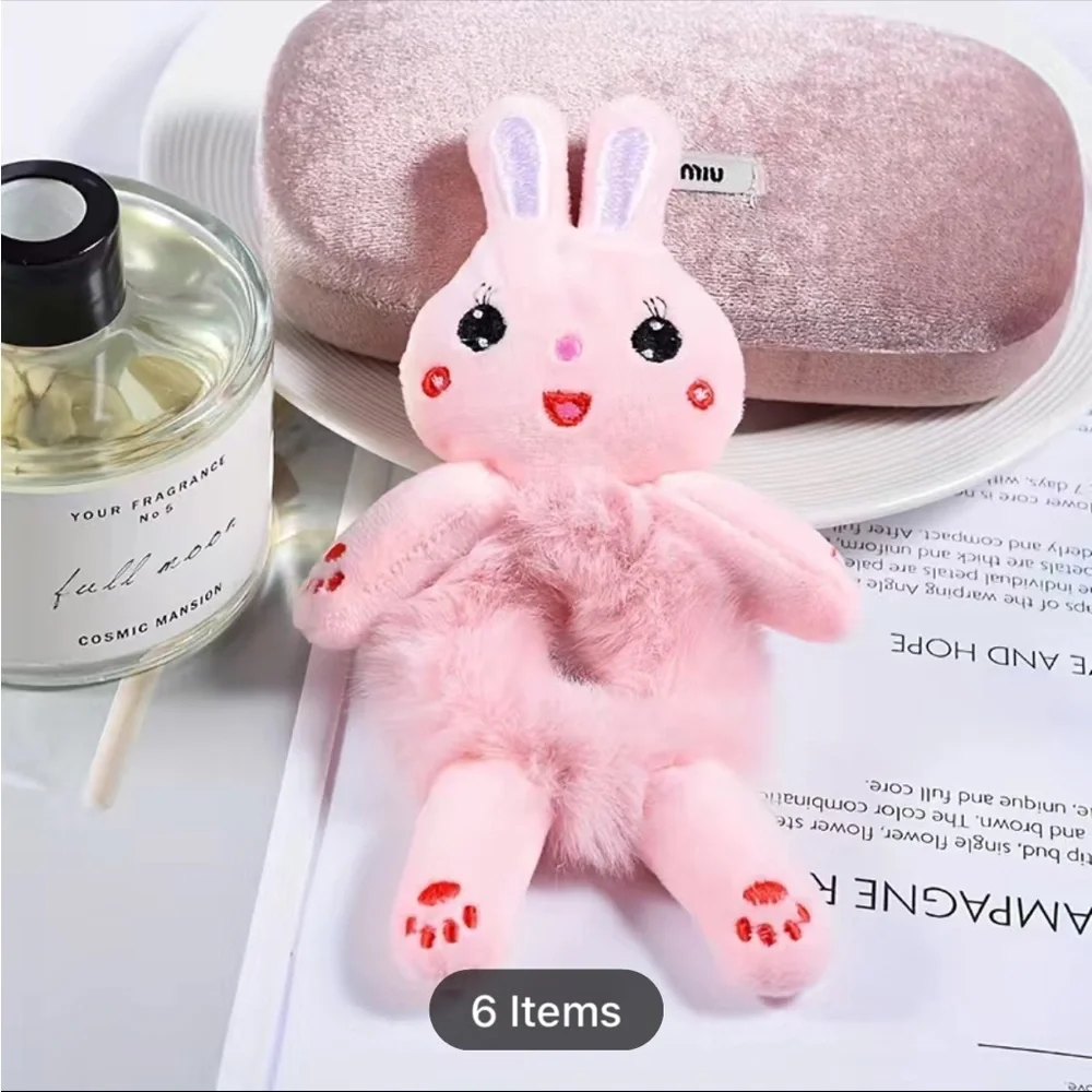 NIB Plush Animal Ponytail Holders!